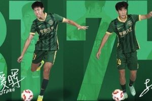 官方:2005年龄段梯队球员张瑷晖、王俊杰进入浙江FC一线队