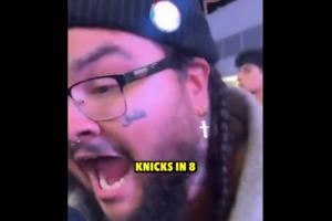 疯了😅尼克斯球迷赛后疯言疯语:Knicks in 8！法克哈利&雷霆4-0