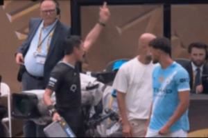 不惯着!马宁场边与瓜迪奥拉激烈交涉,挥手示意你给我回去!