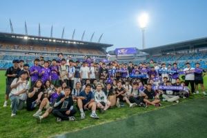 100名2025年高三毕业生来到泰达足球场,参与津门虎公开日活动